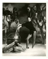 9y471 JULIET PROWSE 8.25x10 still '50s as a super sexy witch with cauldron by Mal Bulloch!