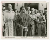 9y472 JULIUS CAESAR 8x10.25 still '53 Marlon Brando as Mark Antony, Louis Calhern, Kerr & Garson!