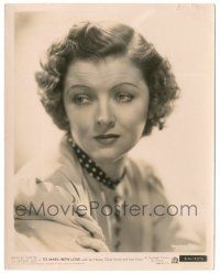 9y604 MYRNA LOY 8x10.25 still '30s great head & shoulders portrait from To Mary - With Love!
