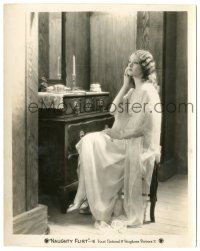 9y608 NAUGHTY FLIRT 8x10.25 still '31 full-length beautiful Myrna Loy admiring herself at vanity!