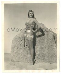 9y632 ON AN ISLAND WITH YOU deluxe 8x10 still '48 full-length sexy Esther Williams in bathing suit!