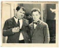 9y640 ONE GOOD TURN 8x10 still '31 wonderful close portrait of poor Stan Laurel & Oliver Hardy!