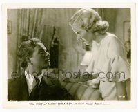 9y657 PAST OF MARY HOLMES 8x10.25 still '33 c/u of pretty young Jean Arthur & Eric Linden!