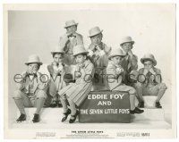9y789 SEVEN LITTLE FOYS 8x10.25 still '55 Bob Hope posing with his kids in wacky outfits!