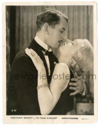 9y806 SIN TAKES A HOLIDAY 8x10.25 still '30 bad girl Constance Bennett in passionate embrace!
