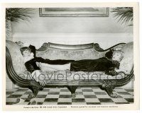 9y815 SOME LIKE IT HOT 8x10.25 still '59 Tony Curtis & Jack Lemmon in drag sprawled out on couch!