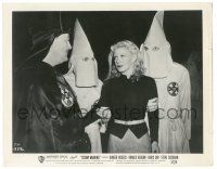 9y846 STORM WARNING 8x10.25 still '51 Ginger Rogers held captive by hooded Ku Klux Klan members!