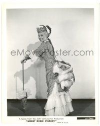 9y871 SWEET ROSIE O'GRADY 8.25x10 still '43 full-length portrait of Betty Grable with parasol!
