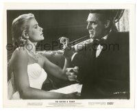 9y906 TO CATCH A THIEF 8x10.25 still '55 c/u of beautiful Grace Kelly & Cary Grant, Hitchcock!
