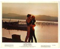 9y037 TWO FOR THE ROAD color 8x10 still '67 romantic c/u of Audrey Hepburn & Finney at sunset!