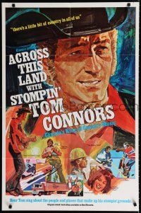 9z024 ACROSS THIS LAND WITH STOMPIN' TOM CONNORS Canadian '73 John C W Saxton
