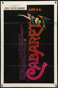 9z197 CABARET 1sh '72 singing & dancing Liza Minnelli in Nazi Germany, directed by Bob Fosse!