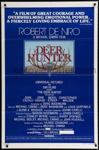 9z289 DEER HUNTER 1sh '78 Robert De Niro, Michael Cimino, Christopher Walken, Mantel art!