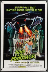 9z301 DEVIL'S MEN 1sh '77 Land of the Minotaur, Robert Tanenbaum fantasy monster art!