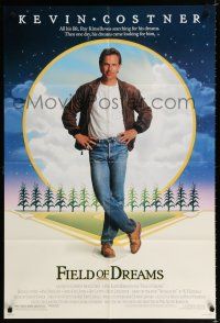 9z379 FIELD OF DREAMS DS 1sh '89 Kevin Costner baseball classic, if you build it, they will come!