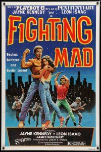 9z380 FIGHTING MAD 1sh '78 Leon & Jayne Kennedy, beaten, betrayed, and bustin' loose!