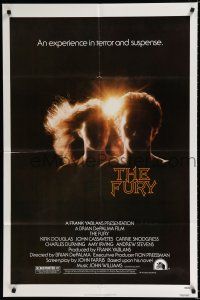 9z420 FURY 1sh '78 Brian De Palma, Kirk Douglas, an experience in terror & suspense!