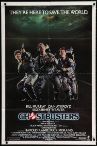 9z427 GHOSTBUSTERS 1sh '84 Bill Murray, Aykroyd & Harold Ramis are here to save the world!