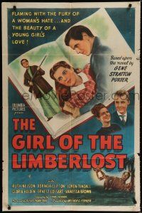 9z433 GIRL OF THE LIMBERLOST 1sh '45 Ruth Nelson, the beauty of a young girl's love!