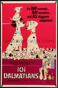 9z695 ONE HUNDRED & ONE DALMATIANS 1sh R72 most classic Walt Disney canine family cartoon!