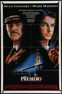 9z731 PRESIDIO 1sh '88 Sean Connery in uniform, Mark Harmon, Meg Ryan + Golden Gate Bridge!