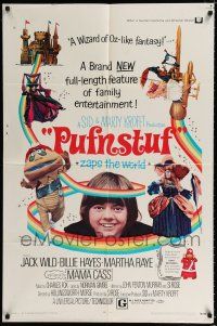 9z739 PUFNSTUF 1sh '70 Sid & Marty Krofft musical, wacky images of characters!
