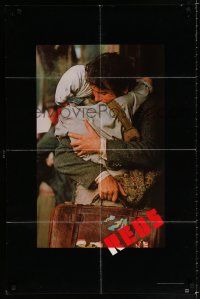 9z760 REDS 1sh '81 Warren Beatty as John Reed & Diane Keaton in Russia!