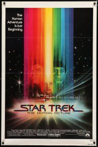9z863 STAR TREK 1sh '79 art of William Shatner, Leonard Nimoy & Persis Khambatta by Peak!