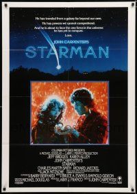 9z874 STARMAN int'l 1sh '84 John Carpenter directed, alien Jeff Bridges & Karen Allen!