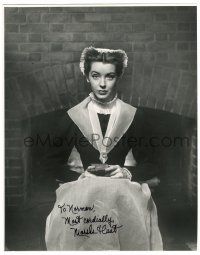 1a093 MARSHA HUNT signed deluxe 11x14 still '50s great portrait in costume by Philippe Halsman!