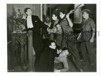 1a638 ANGELO ROSSITTO signed 8x10.25 REPRO still '80s image with Bela Lugosi, Hall, Bowery Boys!