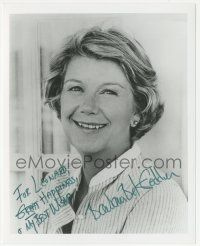 1a663 BARBARA BEL GEDDES signed 8x10 REPRO still '80s cool close up portrait later in her career!