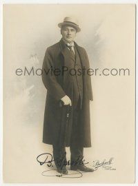 1a300 BERT SPROTTE signed deluxe 6x8 still '10s full-length c/u of the German actor by Bushnell!