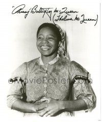 1a677 BUTTERFLY MCQUEEN signed 8x10 REPRO still '80s smiling c/u as Prissy from Gone with the Wind!