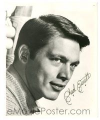 1a392 CHAD EVERETT signed 8.25x10 still '60s super close portrait of the handsome actor!