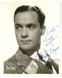 1a397 CHARLES BUDDY ROGERS signed 8x10.25 still '30s head & shoulders portrait by Maurice Seymour!