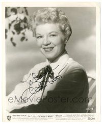 1a400 CLAIRE TREVOR signed 8.25x10 still '54 great smiling portrait from The High & the Mighty!