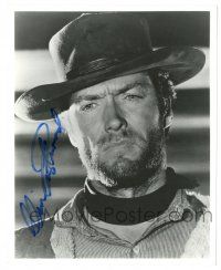 1a696 CLINT EASTWOOD signed 8x10 REPRO still '66 classic c/u from The Good, the Bad & the Ugly!