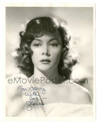 1a452 GLORIA GRAHAME signed deluxe 8x10 still '55 sexy head & shoulders portrait from Cobweb!