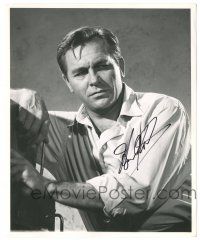 1a461 HOWARD KEEL signed 8.25x10 still '60s great waist-high close up of the handsome actor!