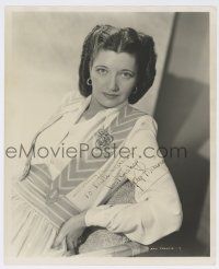 1a495 KAY FRANCIS signed 8.25x10 still '30s great wast-high portrait with her hands on her hips!