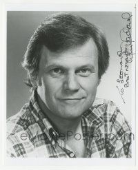 1a797 KEN KERCHEVAL signed 8x10 REPRO still '80s TV's Cliff Barnes from Dallas in checkered shirt!