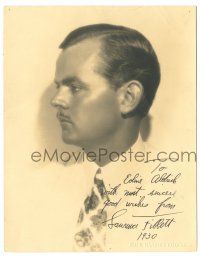 1a511 LAWRENCE TIBBETT signed deluxe 7.75x9.75 still '30 profile of the opera singer by R.H. Louise!