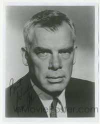 1a816 LEE MARVIN signed 8.25x10.25 REPRO still '80s cool close up portrait in suit and tie!