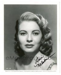 1a521 LORI NELSON signed 8.25x10 still '53 head & shoulders portrait of the beautiful actress!