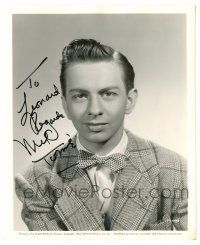 1a547 MEL TORME signed 8.25x10 still '44 youthful portrait of the famous smooth-voiced singer!