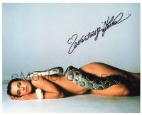 1a855 NASTASSJA KINSKI signed color 8x10 REPRO still '90s the iconic image of her nude with snake!