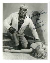 1a878 ROBERT CLARKE signed 8x10 REPRO still '90s Hideous Sun Demon kneeling over Patricia Manning!