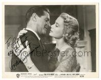 1a580 ROBERT CUMMINGS signed 8x10.25 still '54 with Grace Kelly in Hitchcock's Dial M For Murder!