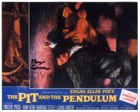 1a892 ROGER CORMAN signed color 8x10 REPRO still '80s on image from The Pit & The Pendulum LC!